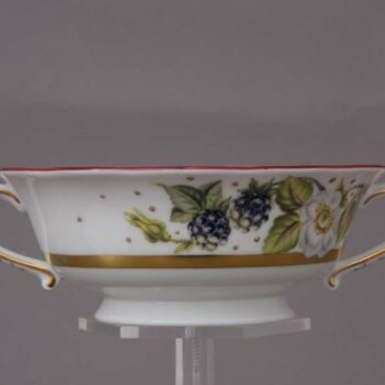 Soup Cup and Saucer- Berries Gold Edition