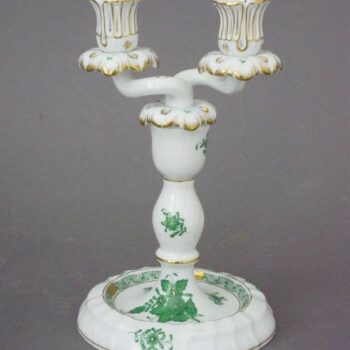 Candlestick and branch - Chinese Bouquet Green