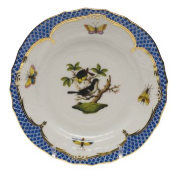 Bread & Butter Plate - Rothschild Bird Blue