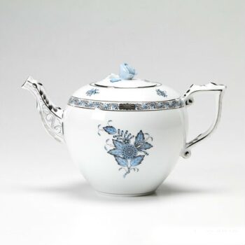 Teapot, rose knob - Chinese Bouquet Colors