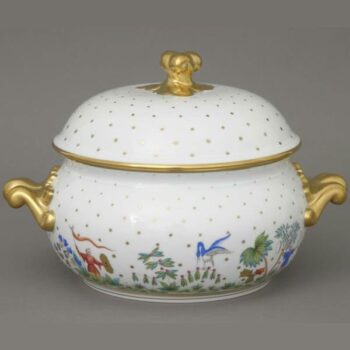 Soup tureen, twisted knob - Oriental Showmen