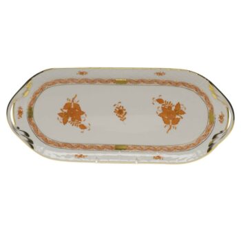 Herend Sandwich Tray Chinese Bouquet Colors