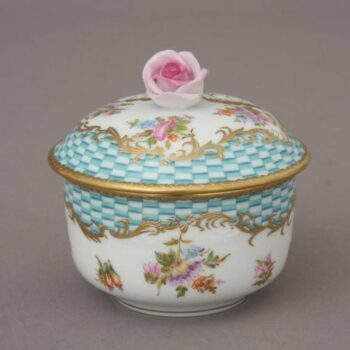 Sugar basin, rose knob - Turquoise Eclectic