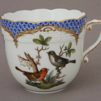 Coffee Cup and Saucer - Rothschild Bird Blue