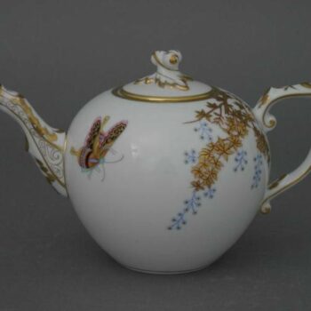Teapot, twisted knob - Bamboo & Butterly