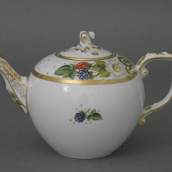 Teapot, twisted knob - Berries Sp. Gold Edition