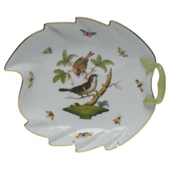Large Leaf Dish - Rothschild Bird