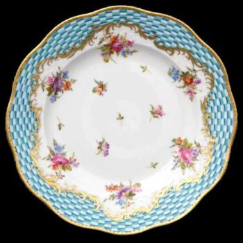 Salad Plate - Turquoise Eclectic
