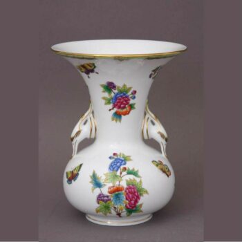Vase, bird handles