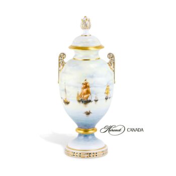 Vase, acanthus knob