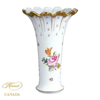Medium Vase w. 24k gold edge (Assorted Decors)