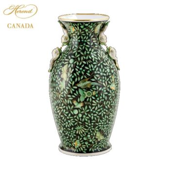Vase, dolphin handle