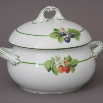 Soup tureen, strap knob - Fruits of Forest