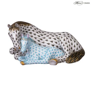 Pony with his mother