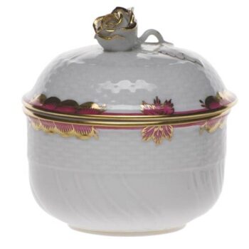 Sugar Bowl, rose knob - Princess Victoria Colors