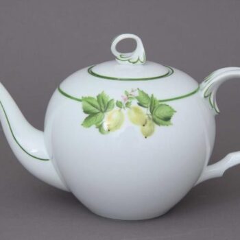 Teapot, leaf knob - Fruits of Forest