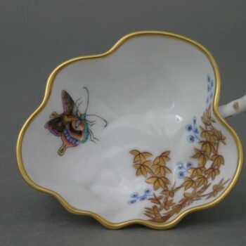 Sugar Bowl (Leaf shaped) - Bamboo & Butterfly