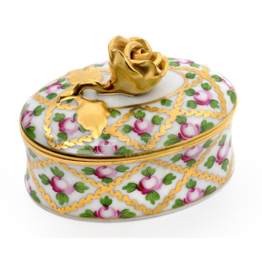 Bonbon w. Gold Rose