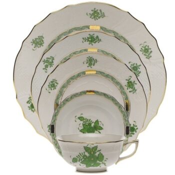 Place Setting - Chinese Bouquet Green