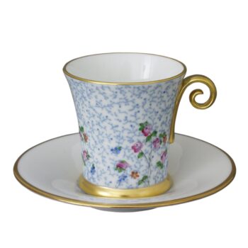 Moccacup and Saucer - Petite Flowers