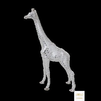Giraffe, Large - Fishnet Platinum
