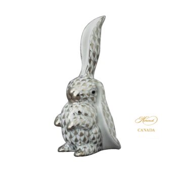 Standing Rabbit - Fishnet Platinum