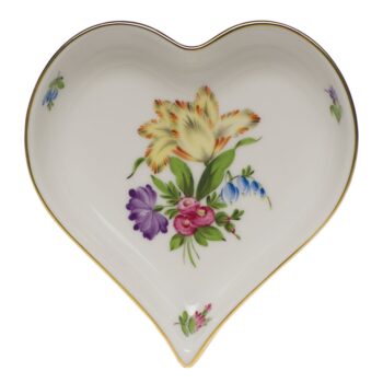Small Heart Tray - White Gold