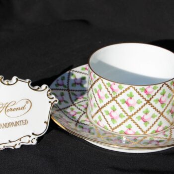 Teacup and Saucer - Sevres Roses
