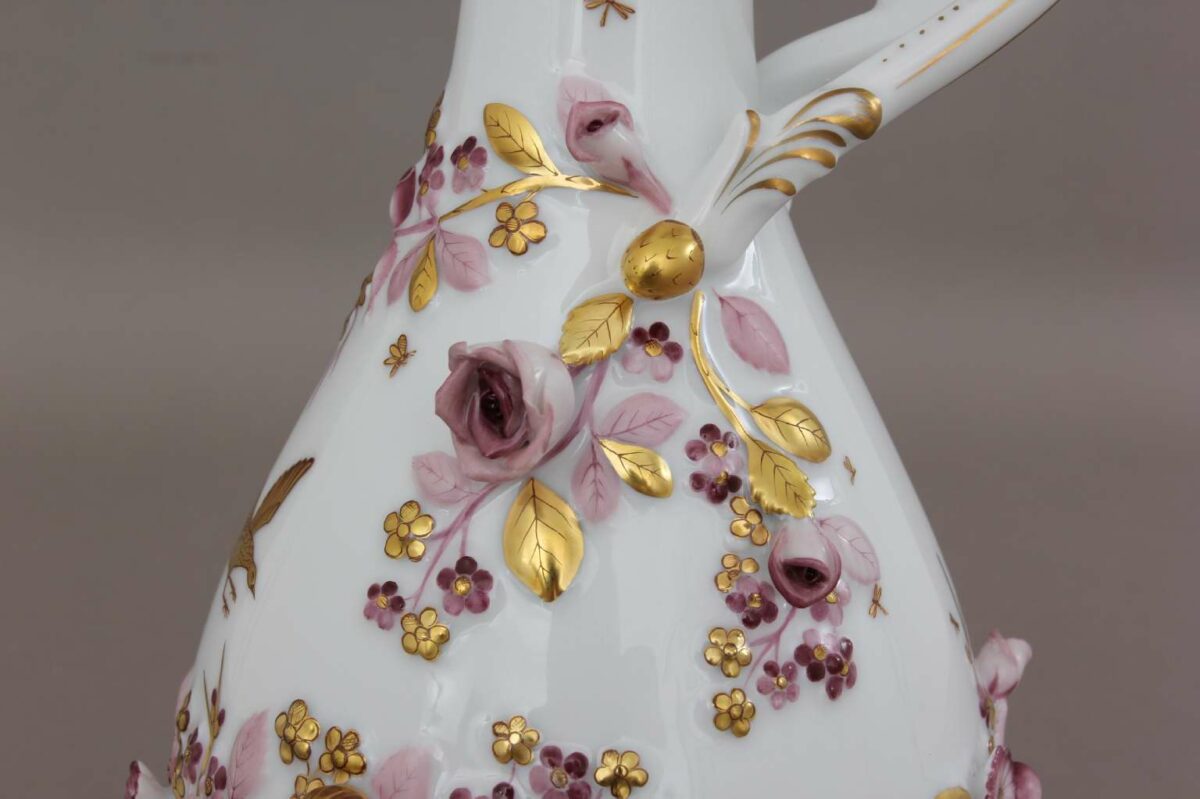 Herend-Jug-with -flowers-07598066CD12