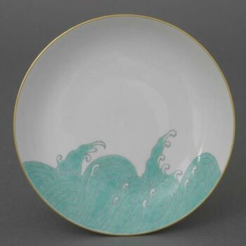 Saucer - Foret Bird Turquoise Platinum