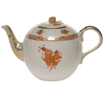 Teapot, rose knob - Rothschild Bird Blue