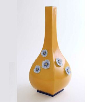 Vase with apple blossom
