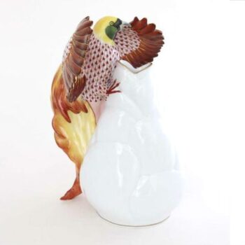 Vase with bird of paradise - Fishnet Black