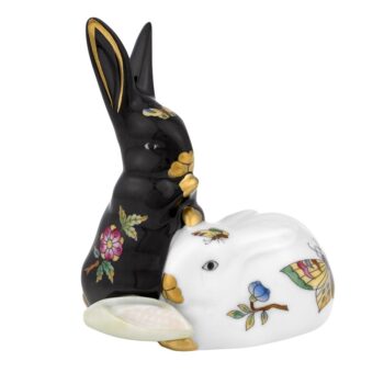 Pair of rabbits, with corn - Assorted Colors