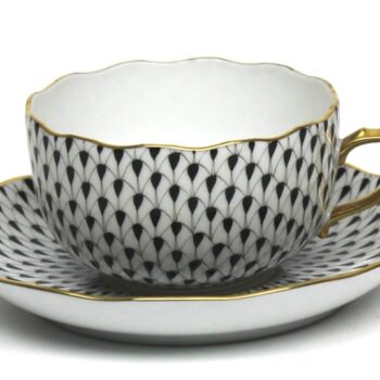 Fishnet Colors - Teacup and Saucer