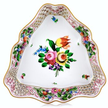 Openwork Triangular Dish - Printemps