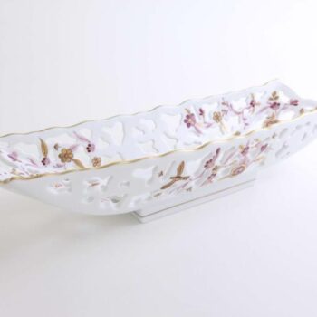 Fancy dish, oblong with partial piercing 2016