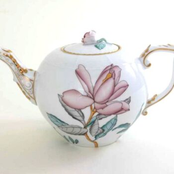 Teapot, rose knob - Foret Victoria