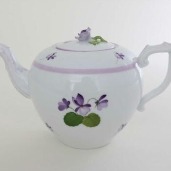 Herend Teapot, rose knob - VIOLETL Sissi Edition