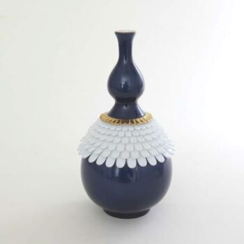 Vase with fish scales - Coubard
