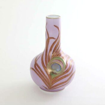 Herend Vase Peacock Edition Purple