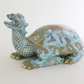 Herend Figurine Dragon turtle - Limited Edition to 100 pcs.