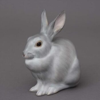 15305-0-00 CD Rabbit, sitting - CD Natural Herend Animal Figurines - Natural painting - with glazed finish - Bunny Rabbit Collection