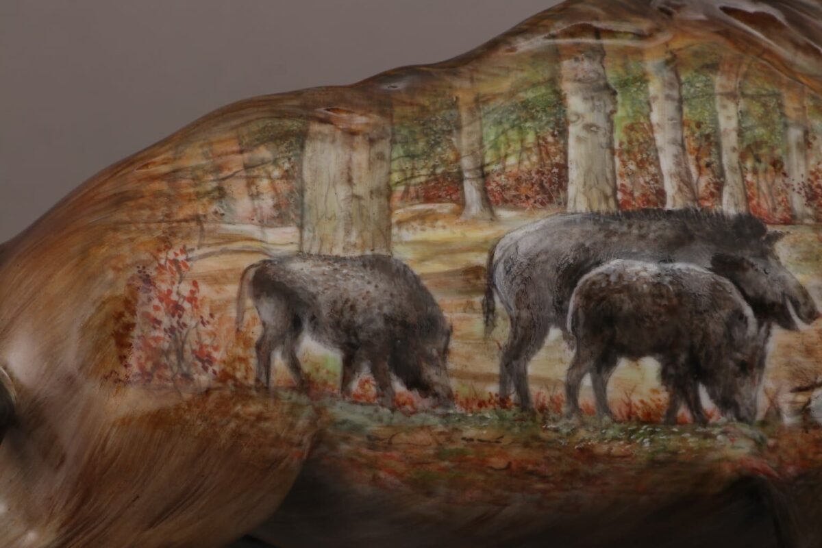 Herend Wild Boar Figurine Limited Edition - Image 5