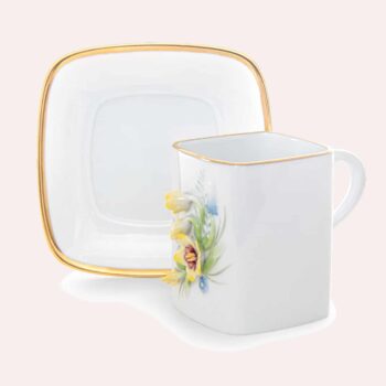 Herend Four Seasons Flowers Cup and Saucer-1