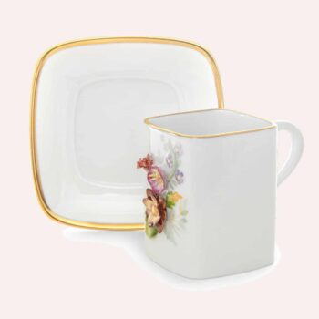 Herend Four Seasons Flowers Cup and Saucer-3