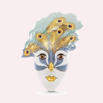 Herend Gold Peacock Mask