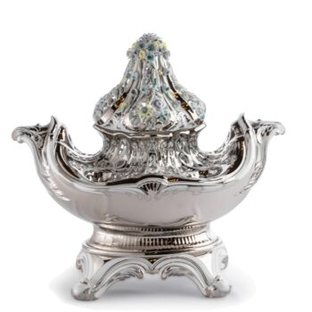 Herend Platinum Mantelpiece set, evaporator