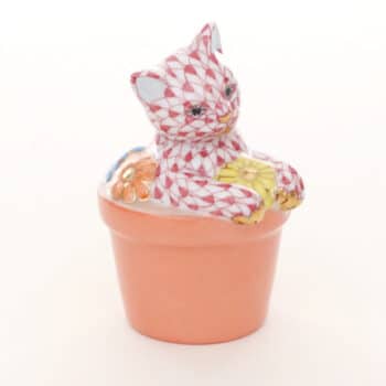 Herend-Cat-In-Flowerpot-Animal-Figurine-16113-0-00 VHP2