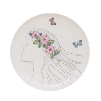 Herend-Lady-Breakfast-Set-Dessert-Plate